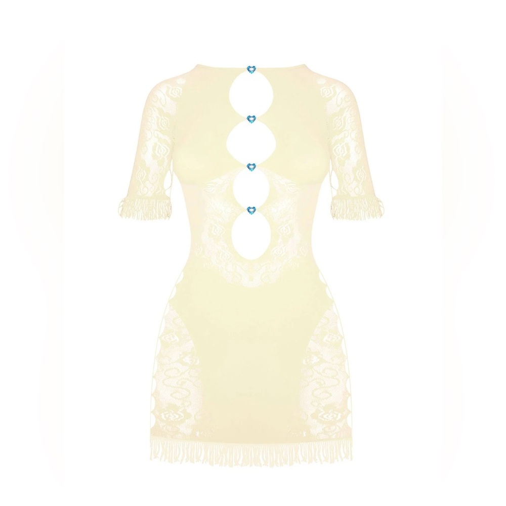 Off-White Poster girl Miranda dress in butter